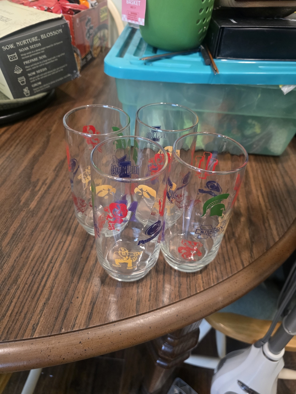 Libbey | Big 10 Conference Football Drinking Glasses (4)